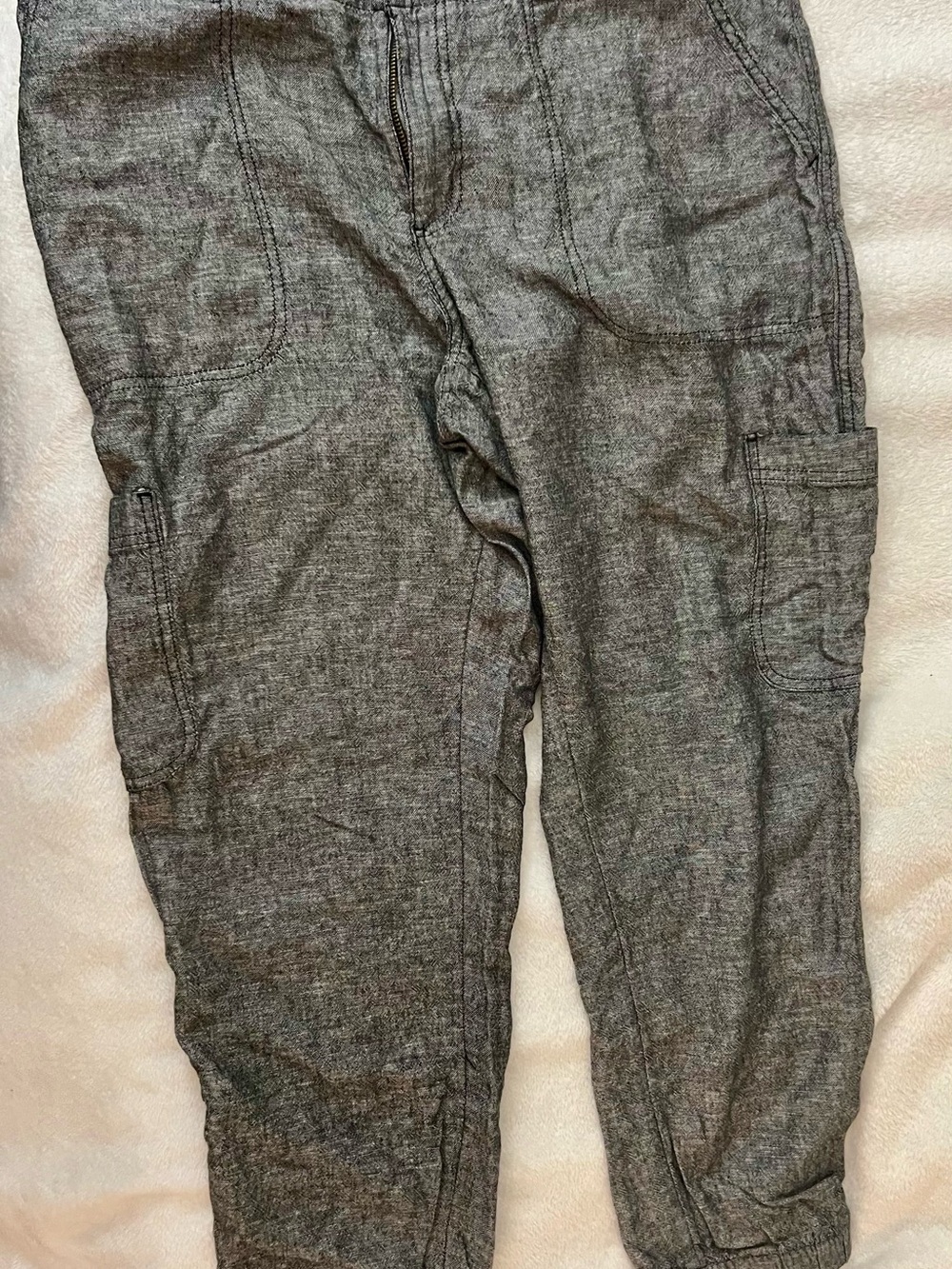 Women's Sonoma Goods For Life Linen Blend Cargo Pants